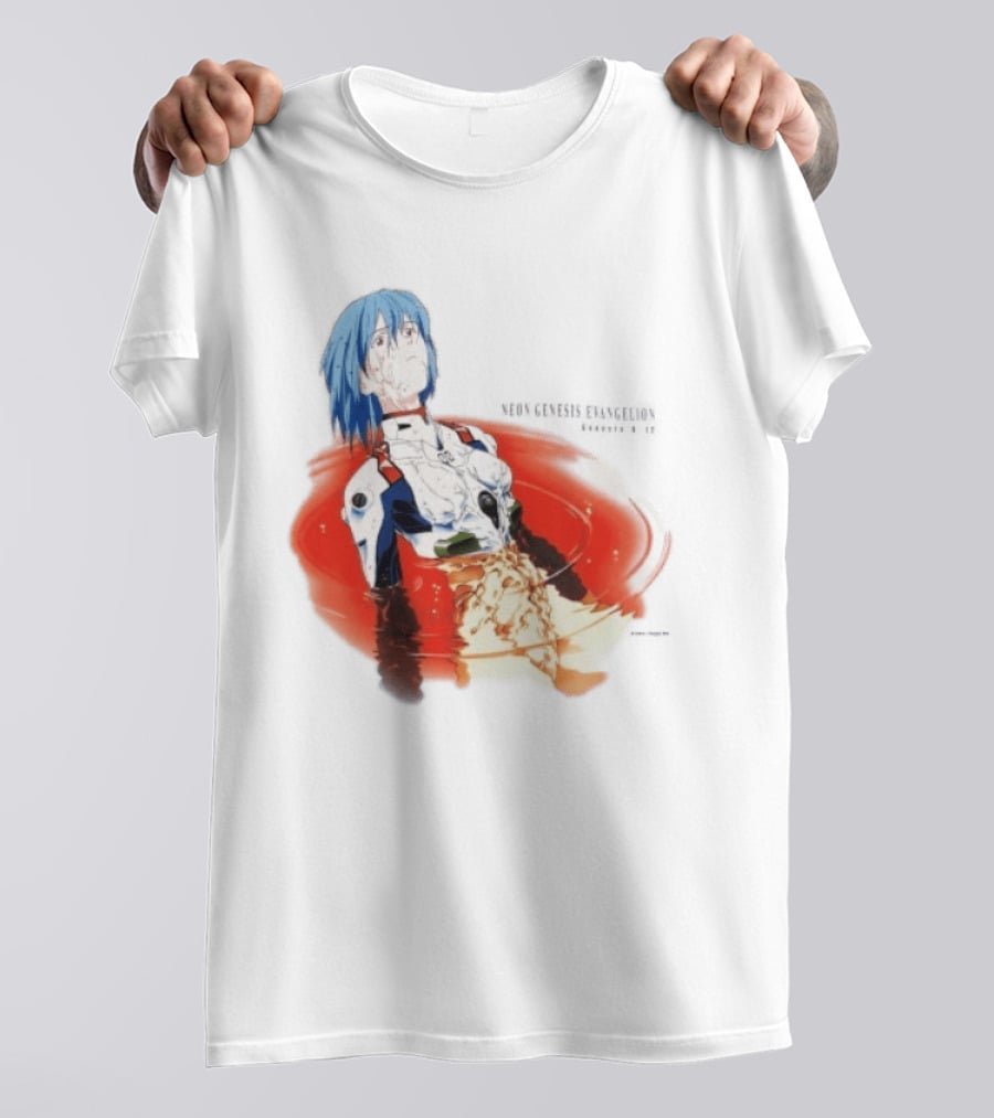 Rei Ayanami Neon Genesis Evangelion Genesis 0 12 Plugsuit Floating Red Liquid Scene T-Shirt
