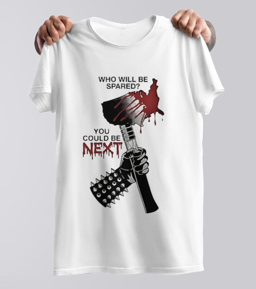 United States Map Axe Who Will Be Spared You Could Be Next T-Shirt