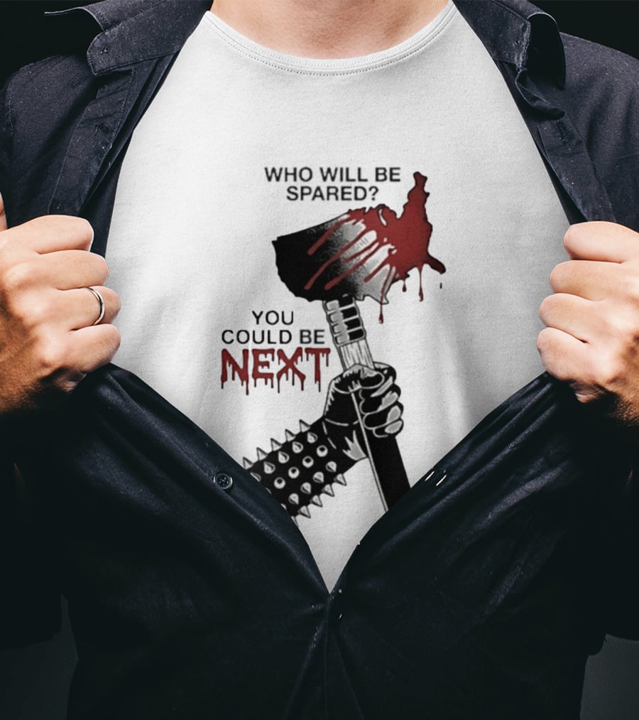 United States Map Axe Who Will Be Spared You Could Be Next T-Shirt