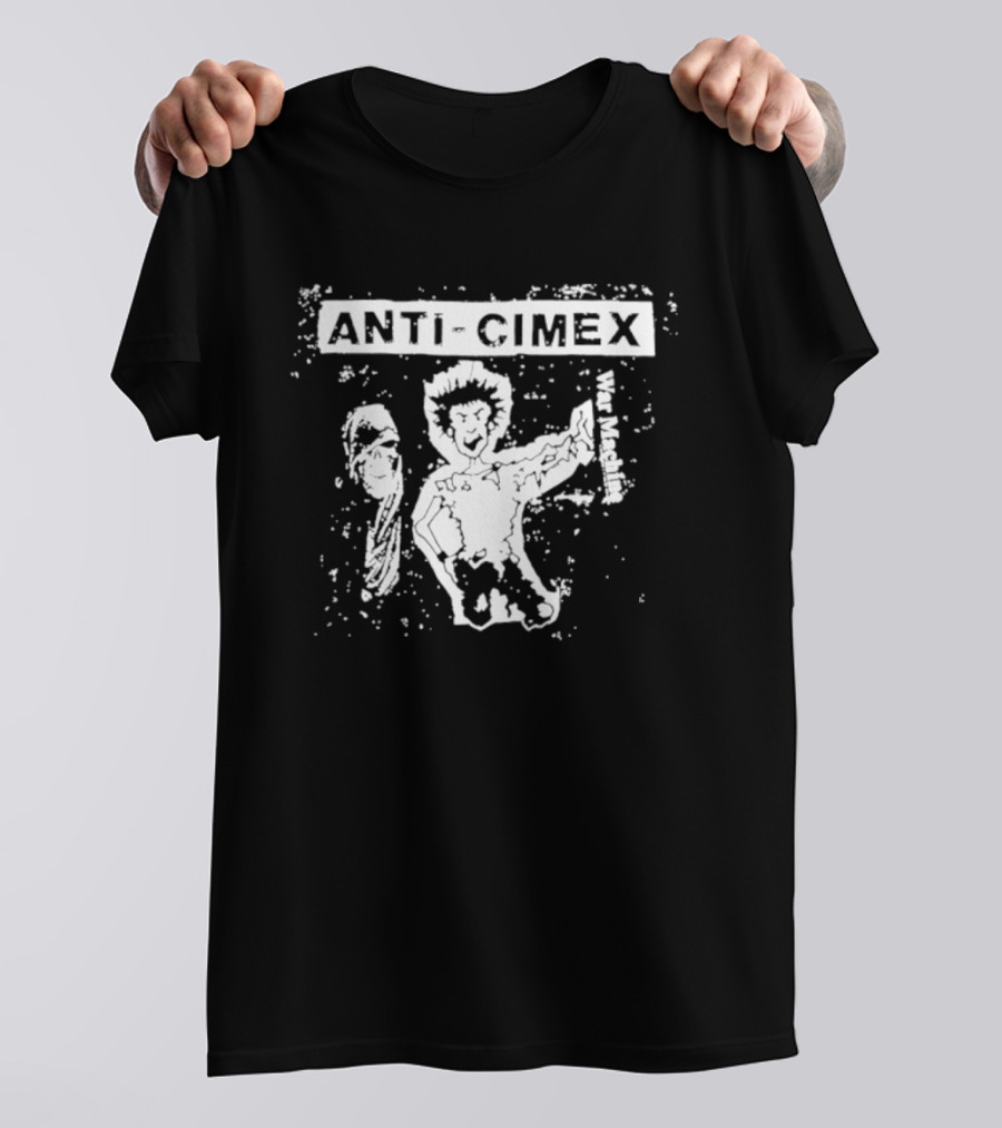 Anti Cimex War Machine Swedish Hardcore Punk T-Shirt