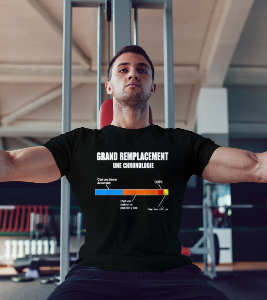 Grand Remplacement Une Chronologie Climat Grande Guerre Problème T-Shirt