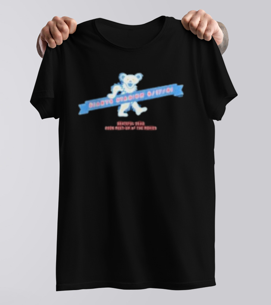 Grateful Dead Giants Stadium 6/17/91 Steal Your Face Skeleton Iconic Band T-Shirt