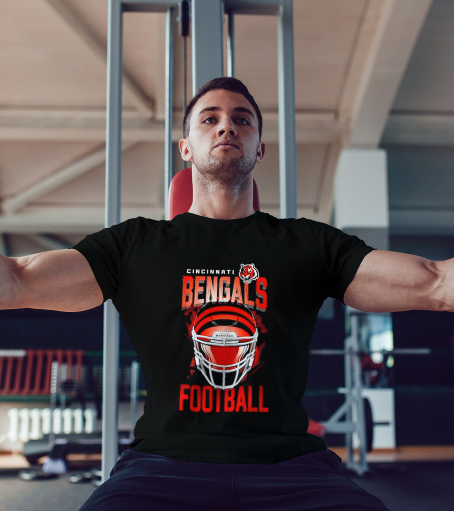 Cincinnati Bengals Football Helmet 2026 Season Bengals Tiger T-Shirt