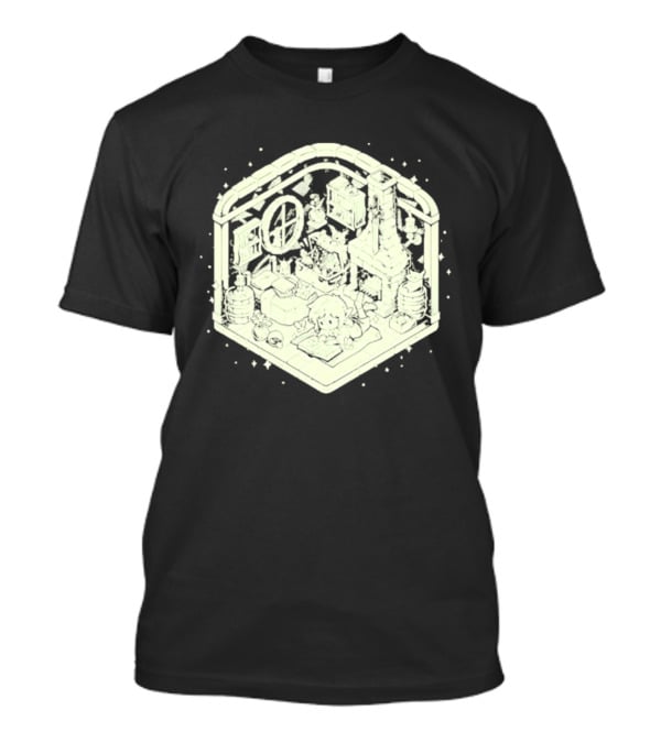Cozy Hero's Hideout Avengers Room Isometric T-Shirt