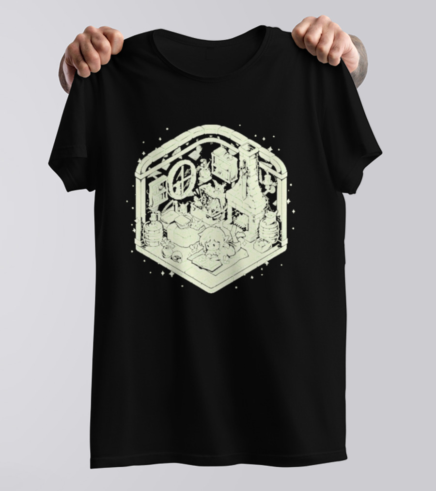 Cozy Hero's Hideout Avengers Room Isometric T-Shirt