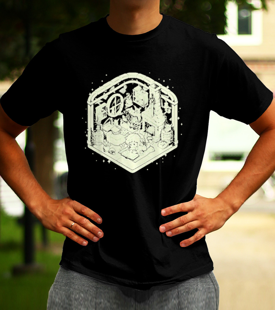 Cozy Hero's Hideout Avengers Room Isometric T-Shirt