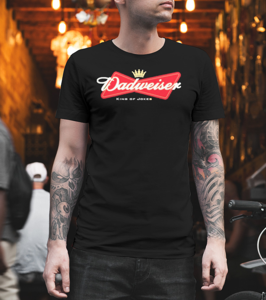 Dadweiser King Of Jokes Crown T-Shirt