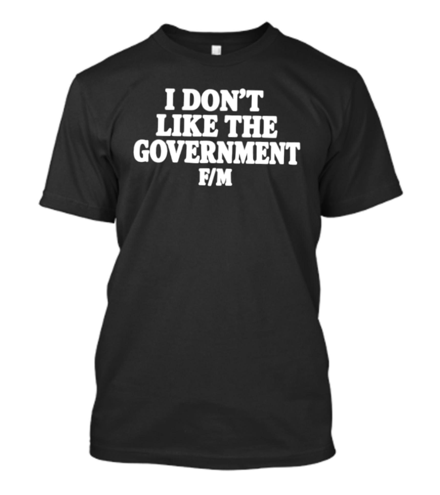 I Don't Like The Government F M Anti Government T-Shirt