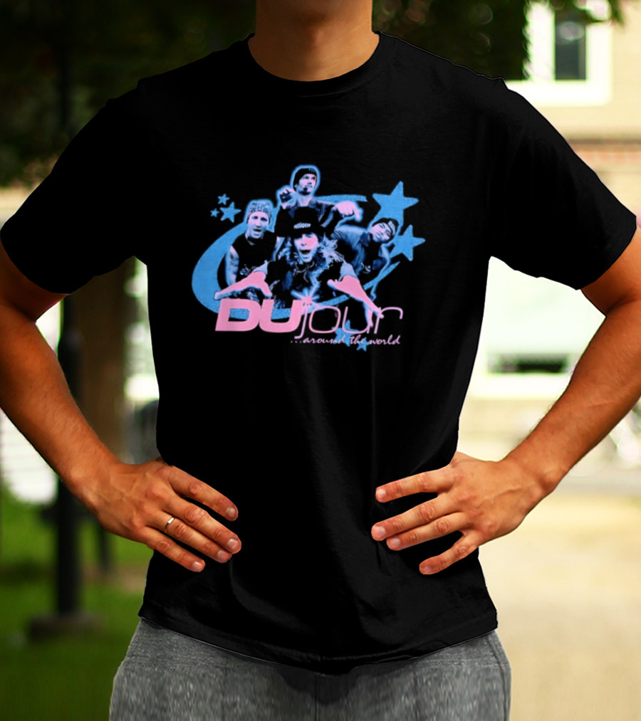 Dujour Band Around The World Josie And The Pussycats Stars T-Shirt