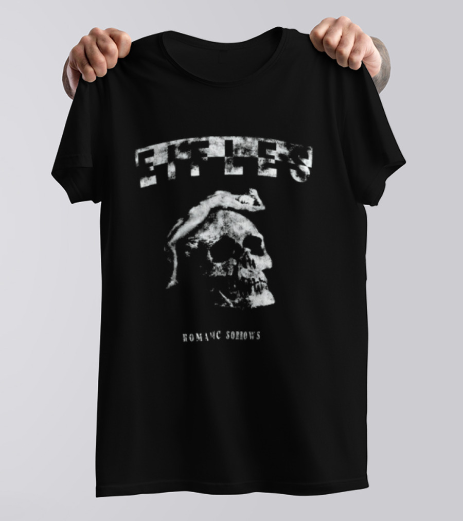 Eifles Romanc Sorrows Skull Gothic Dark T-Shirt