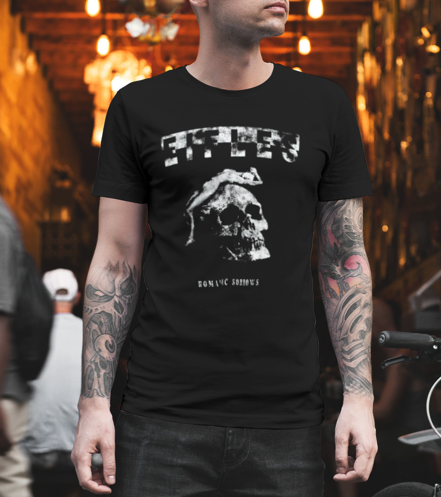 Eifles Romanc Sorrows Skull Gothic Dark T-Shirt