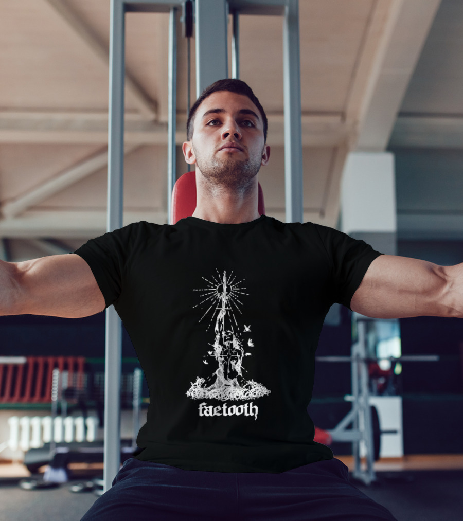 Faetooth Ethereal Sword And Vine Metal Band Doomgaze T-Shirt