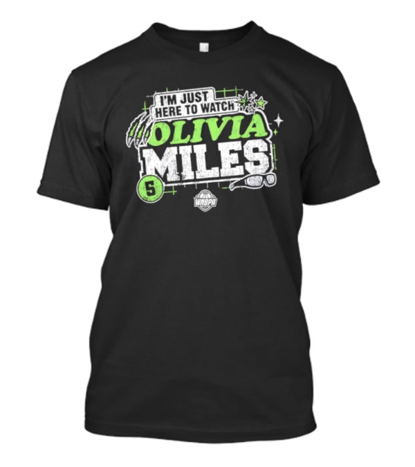 I'm Just Here To Olivia Miles 5 Minnesota Lynx WNBA T-Shirt