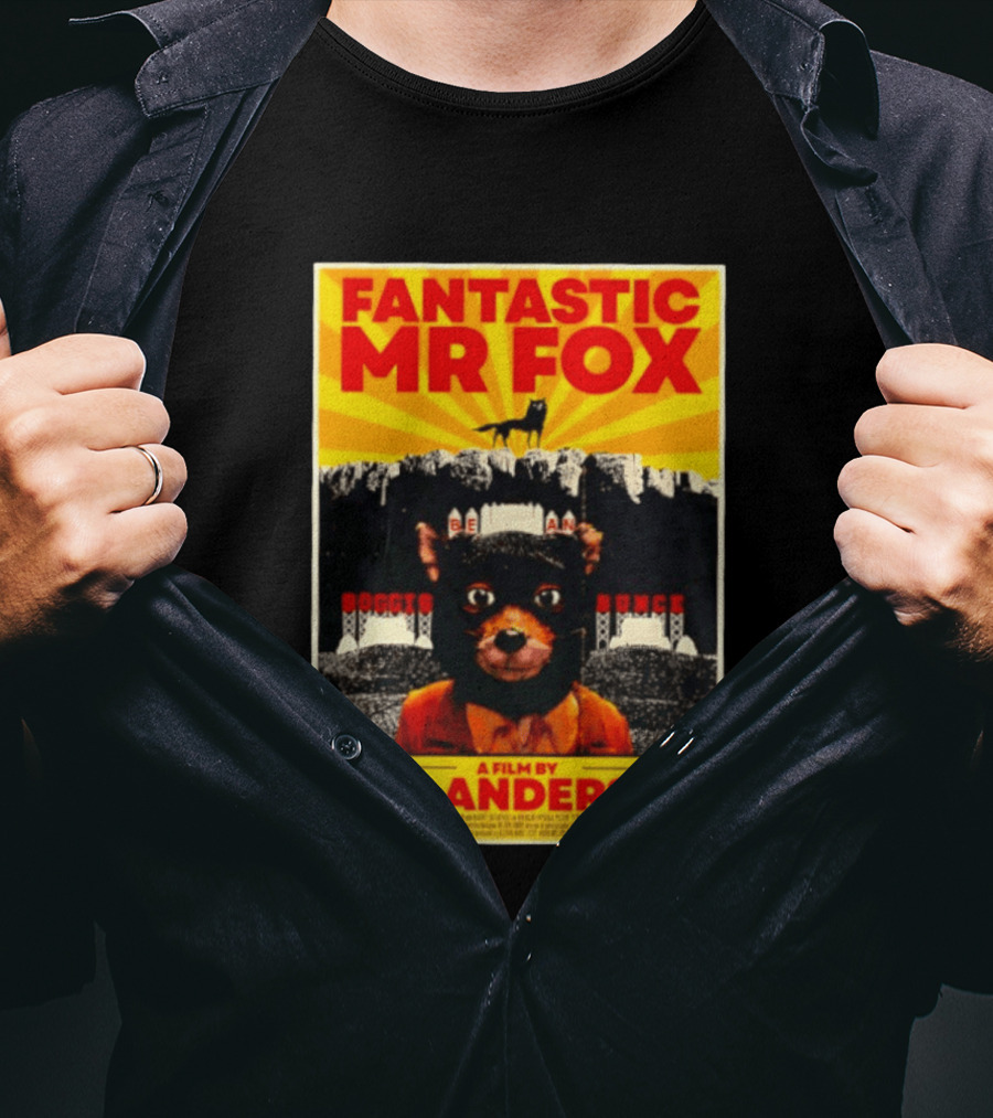 Fantastic Mr Fox Wes Anderson Film Boggis Bunce Bean Be An Animal T-Shirt