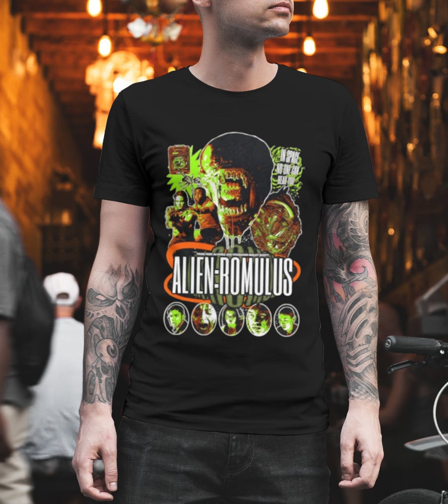 Alien Romulus Horror In Space No One Can Hear You T-Shirt