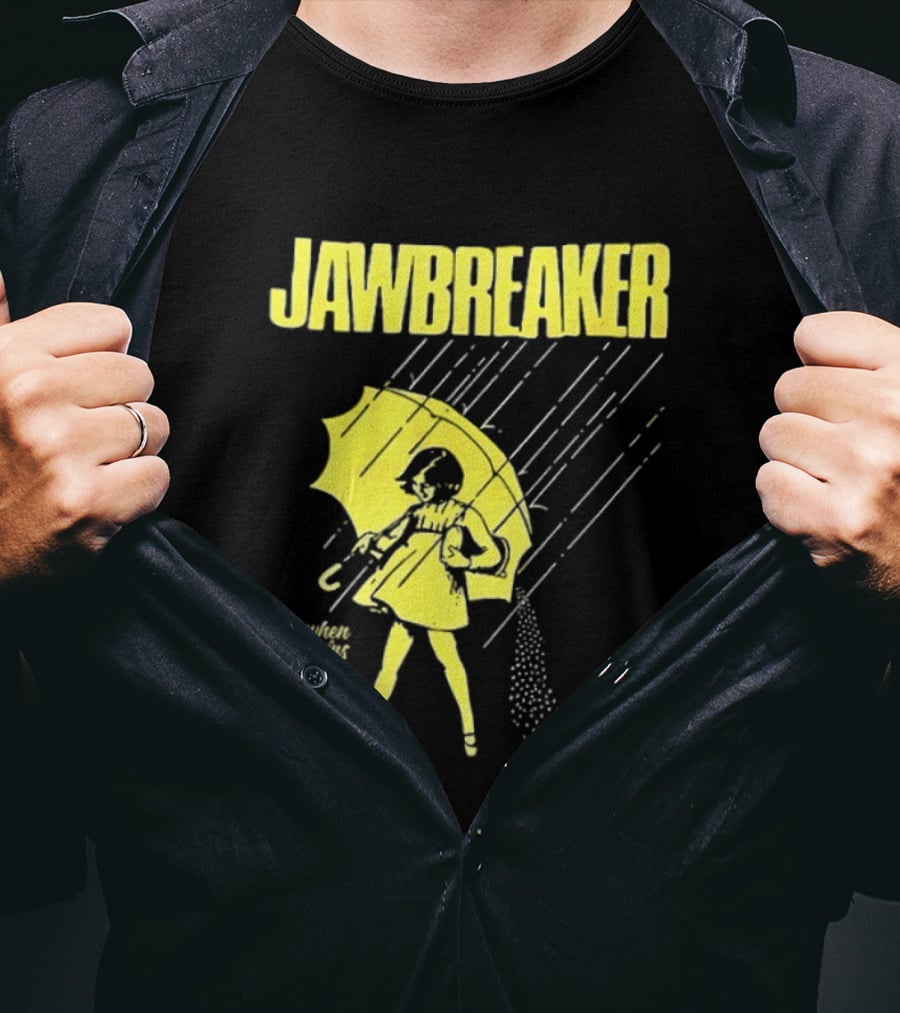 Jawbreaker When It Pains It Roars 2025 Japan Autumn Umbrella Girl T-Shirt