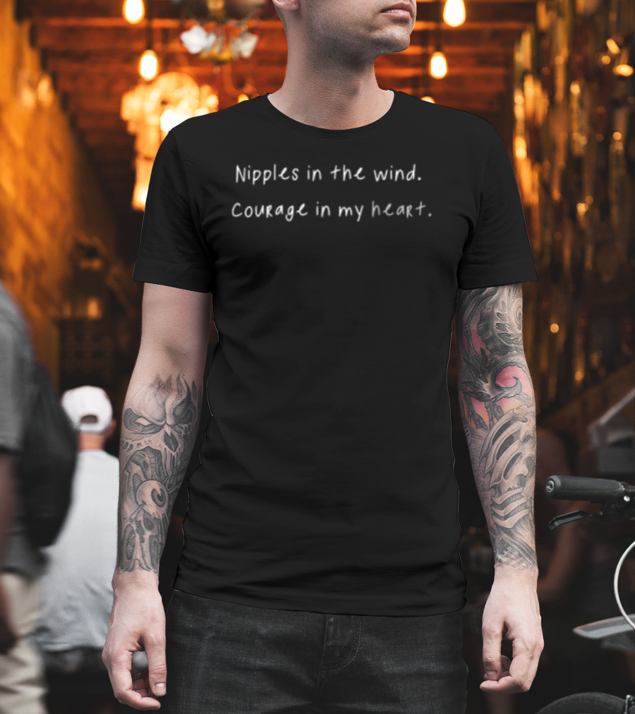 Jen Hamilton Shop Ripples In The Wind Courage In My Heart T-Shirt