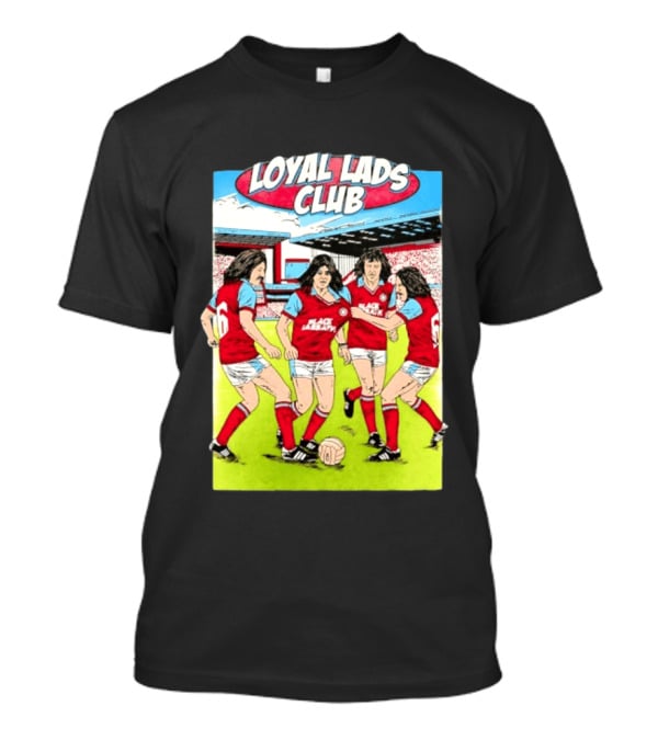 Loyal Lads Club Black Sabbath Heavy Metal Football Team Retro Comic T-Shirt