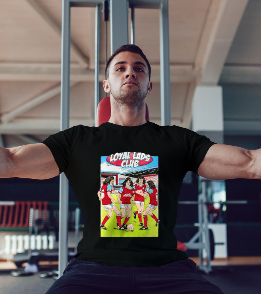 Loyal Lads Club Black Sabbath Heavy Metal Football Team Retro Comic T-Shirt
