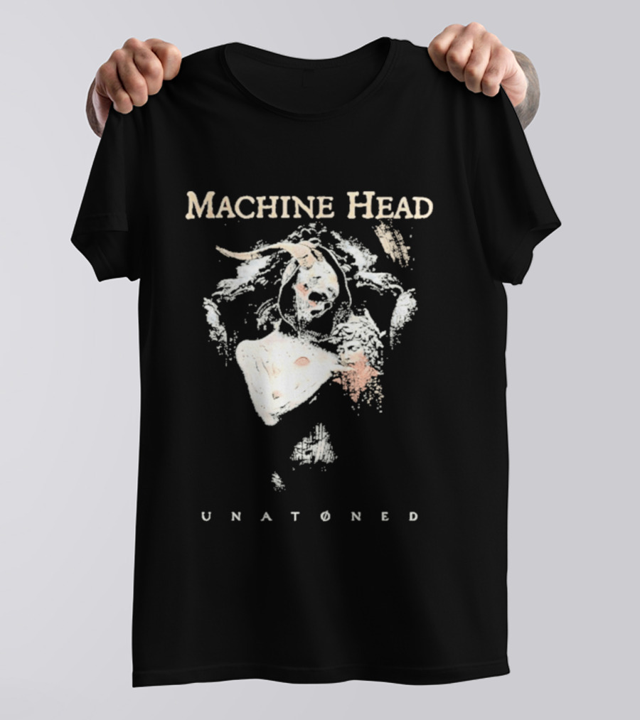 Machine Head Unatøned Abstract Face T-Shirt