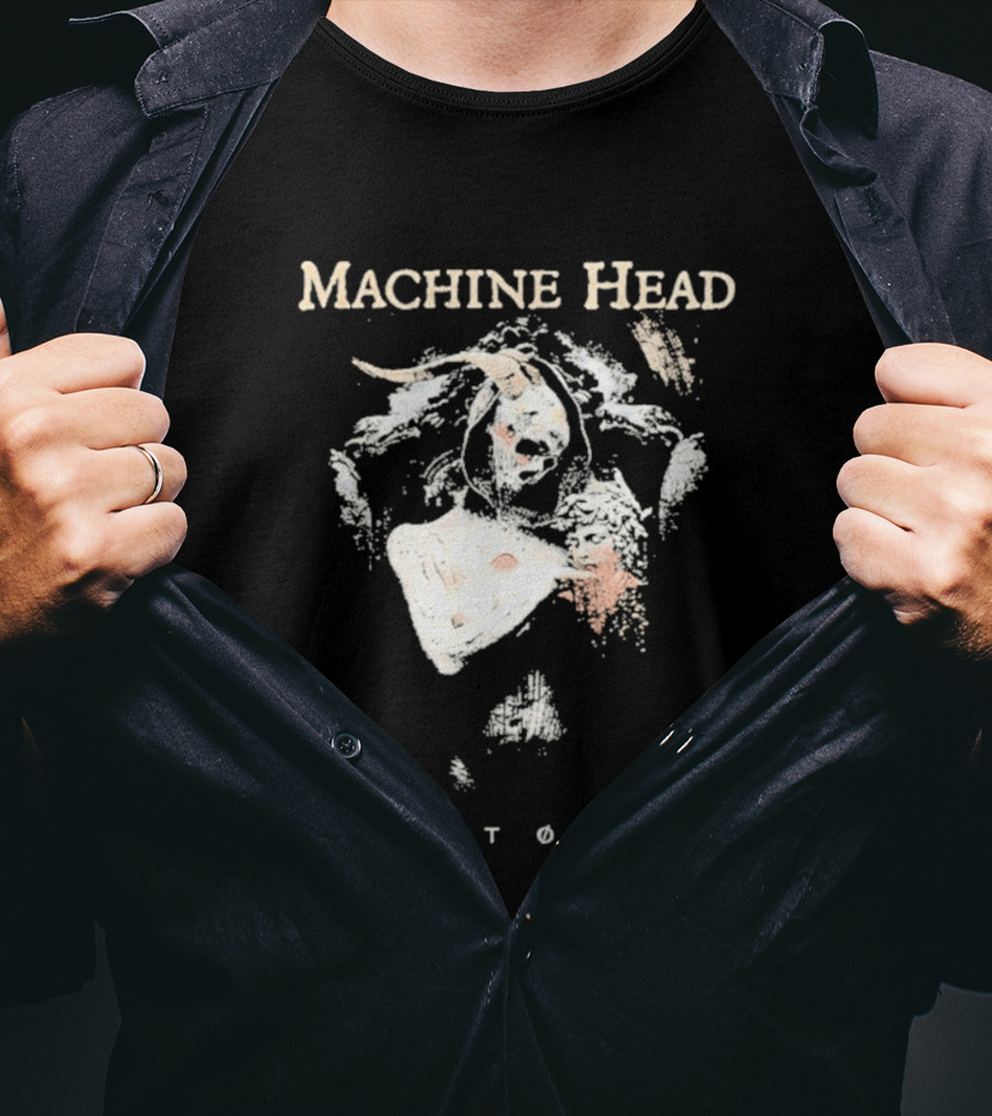 Machine Head Unatøned Abstract Face T-Shirt