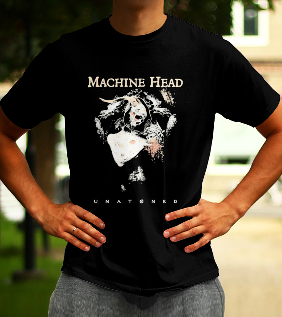 Machine Head Unatøned Abstract Face T-Shirt