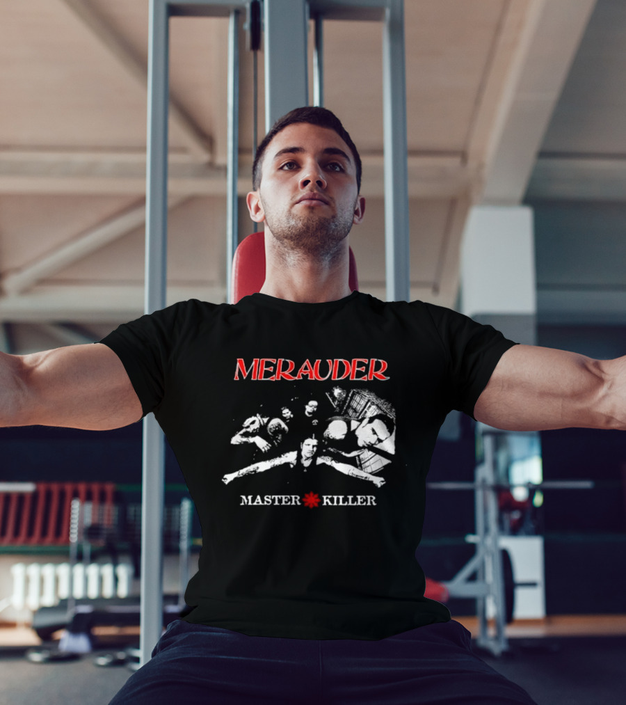 Merauder Master Killer Hardcore Metal Iconic Album T-Shirt