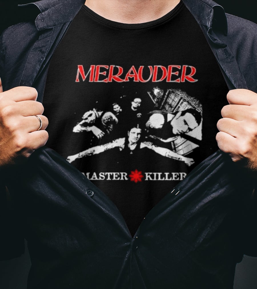 Merauder Master Killer Hardcore Metal Iconic Album T-Shirt