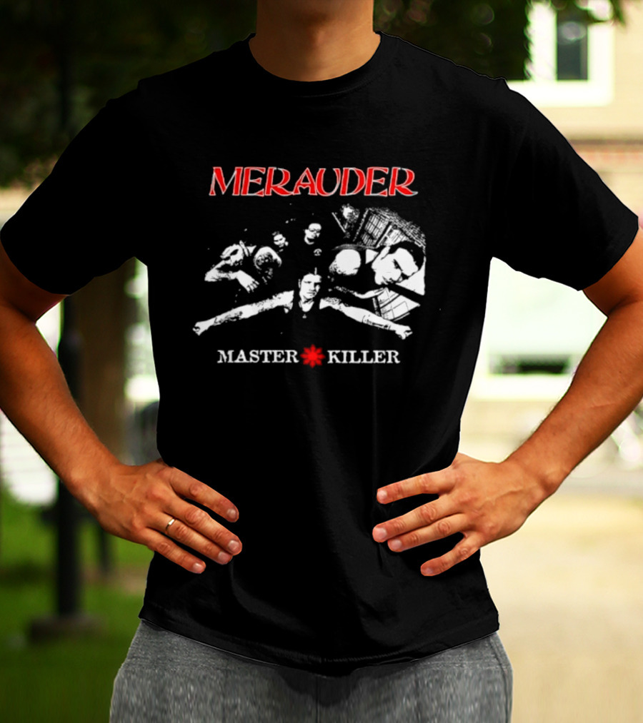 Merauder Master Killer Hardcore Metal Iconic Album T-Shirt