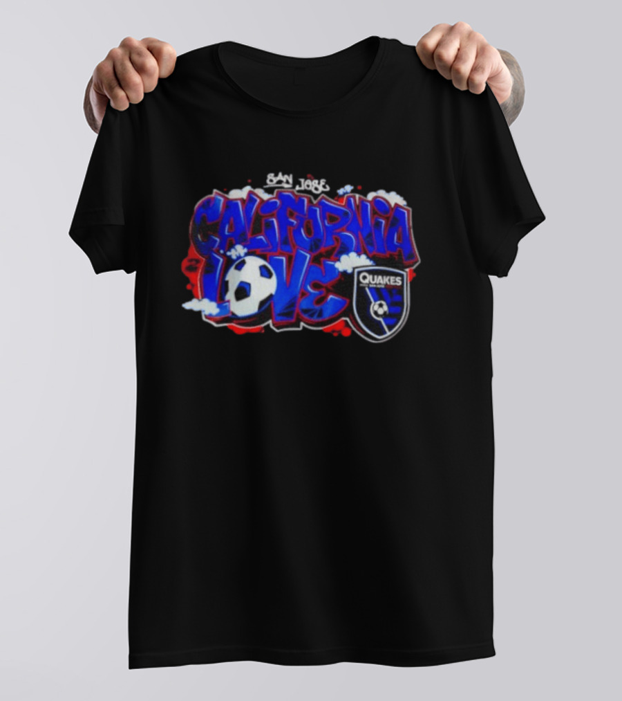 San Jose California Love Quakes Soccer 1974 T-Shirt