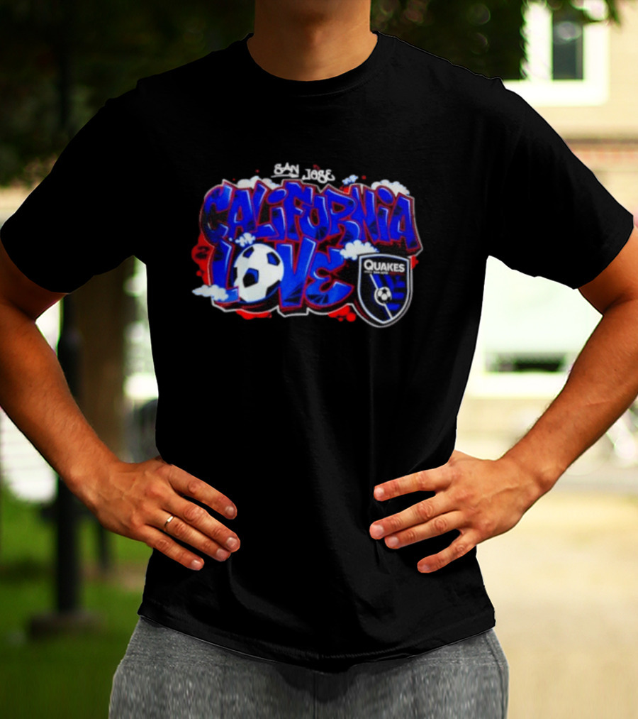 San Jose California Love Quakes Soccer 1974 T-Shirt
