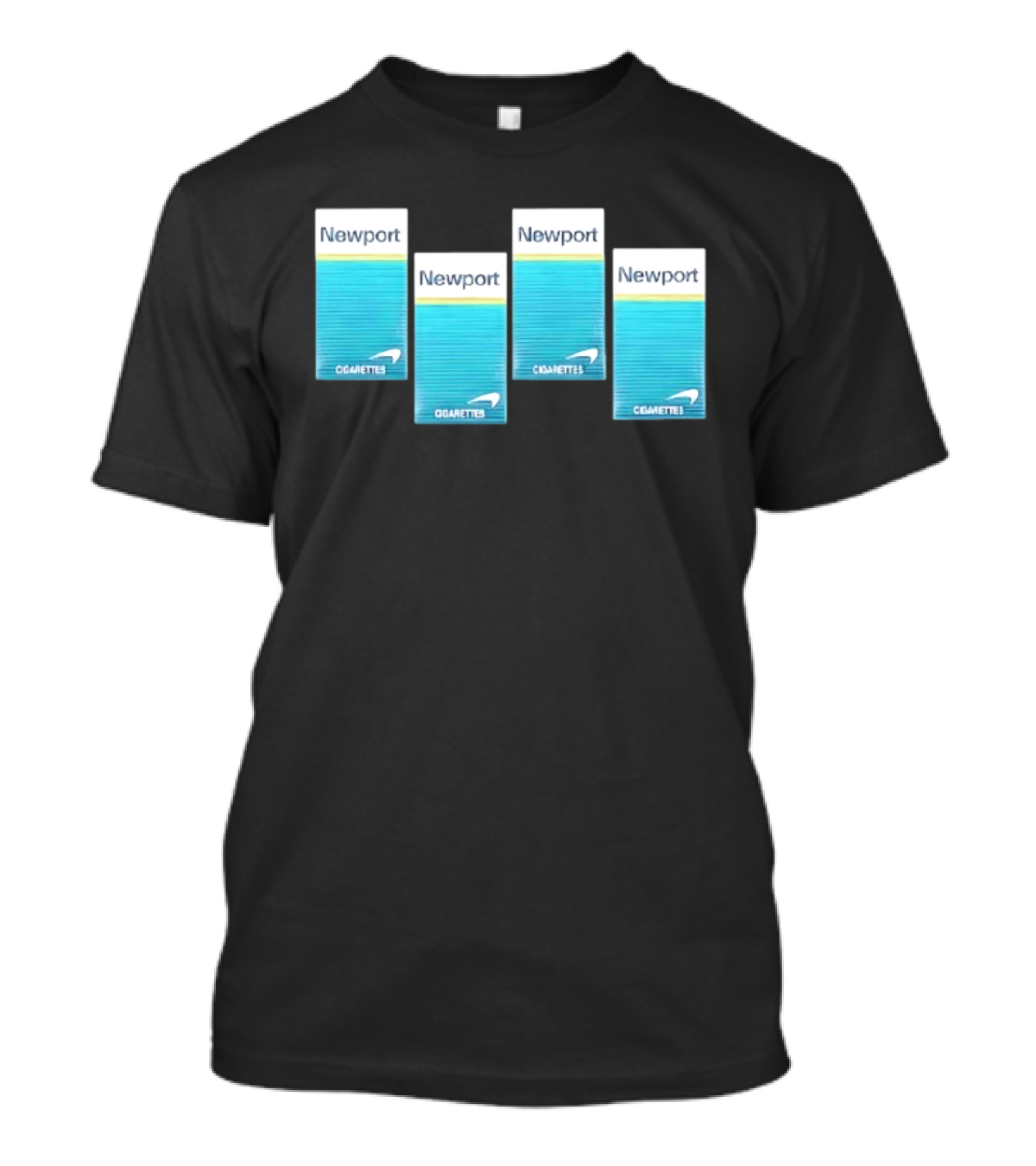 Newport Menthol Cigarettes Iconic Tobacco Packs T-Shirt