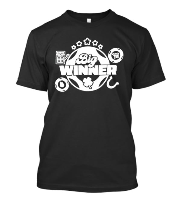 SC Education Lottery Big Winner Horseshoe Clover Luck T-Shirt