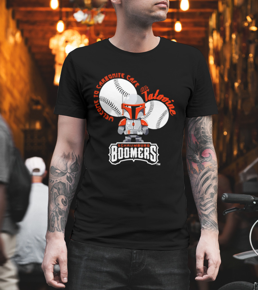 Schaumburg Boomers Welcome To Carbonite Cafe On Tatooine T-Shirt