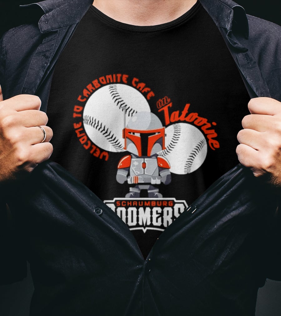 Schaumburg Boomers Welcome To Carbonite Cafe On Tatooine T-Shirt