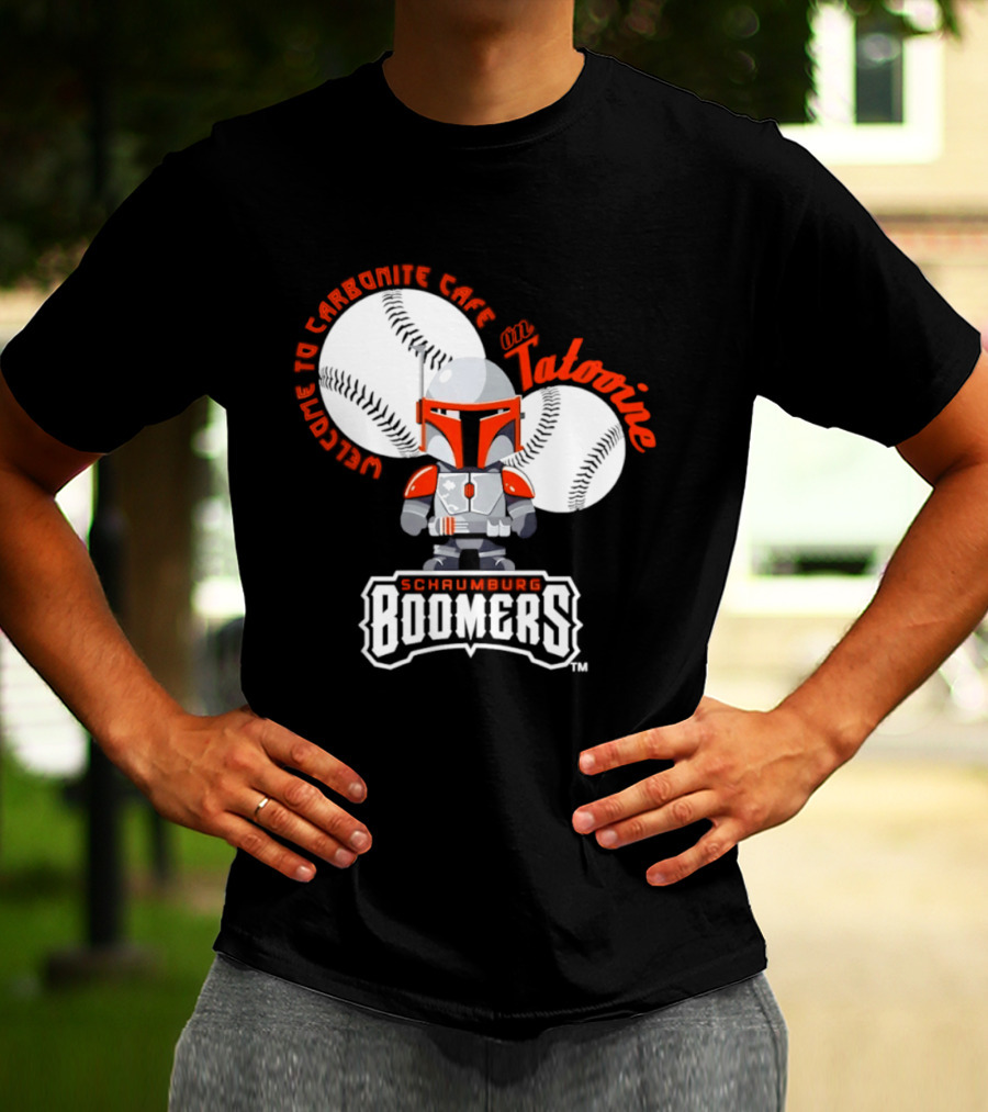Schaumburg Boomers Welcome To Carbonite Cafe On Tatooine T-Shirt