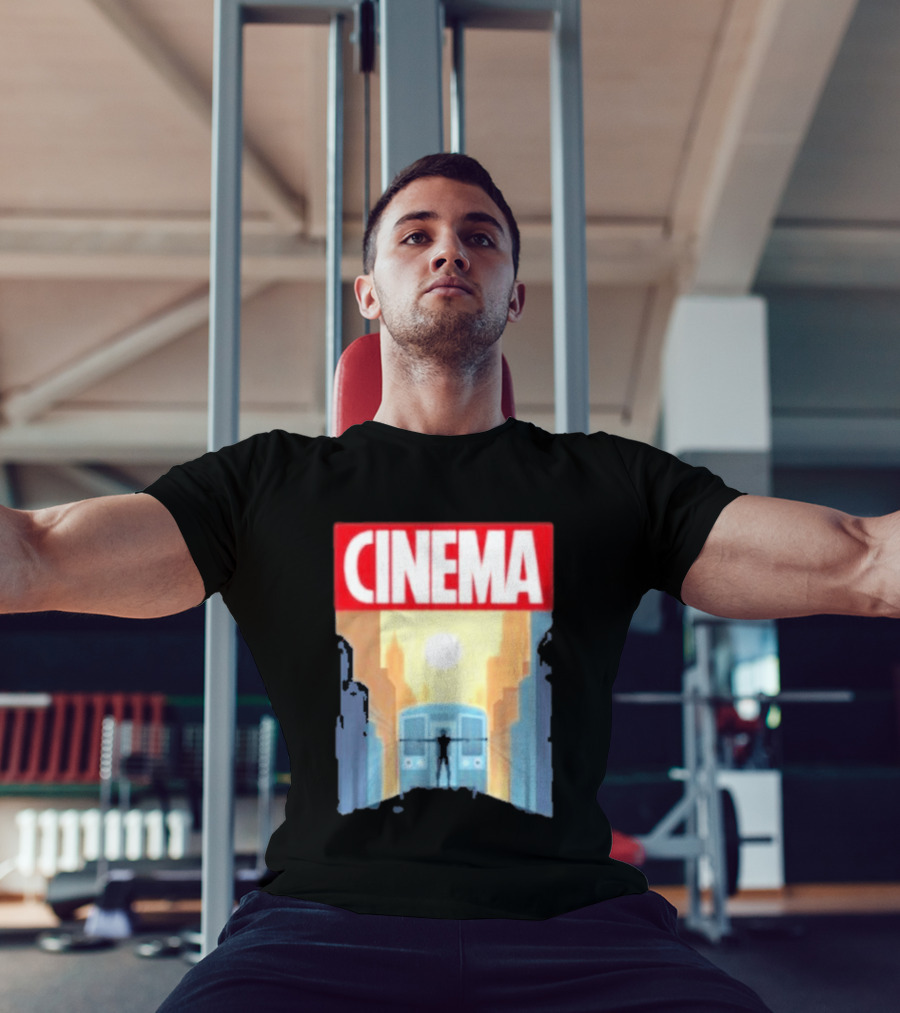 Screencrush Cinema Spidey Subway Sunset Scene T-Shirt
