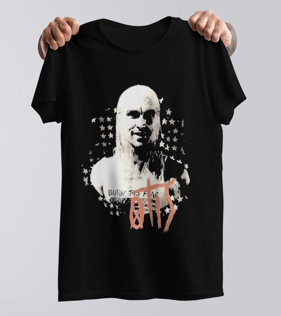 House Of 1000 Corpses Otis Rob Zombie Stars 2 Sided T-Shirt