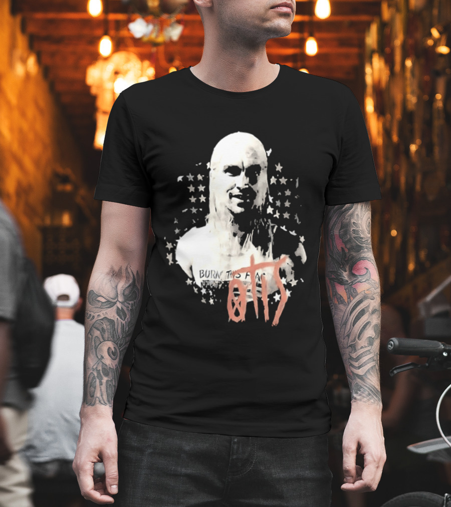 House Of 1000 Corpses Otis Rob Zombie Stars 2 Sided T-Shirt