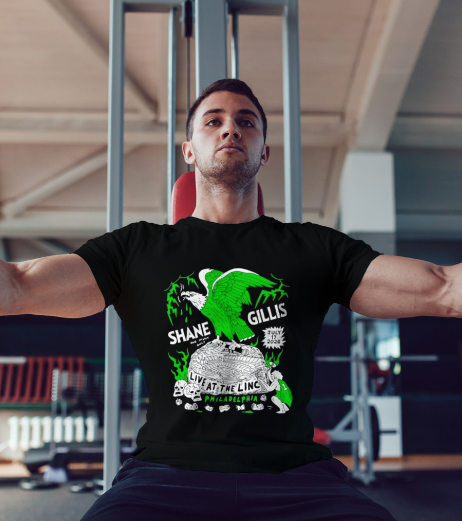 Shane Gillis Live At The Linc Philadelphia July 17 2026 Eagle T-Shirt