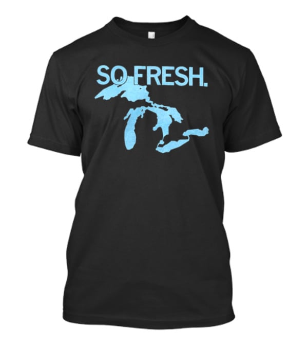 So Fresh Great Lakes Map T-Shirt