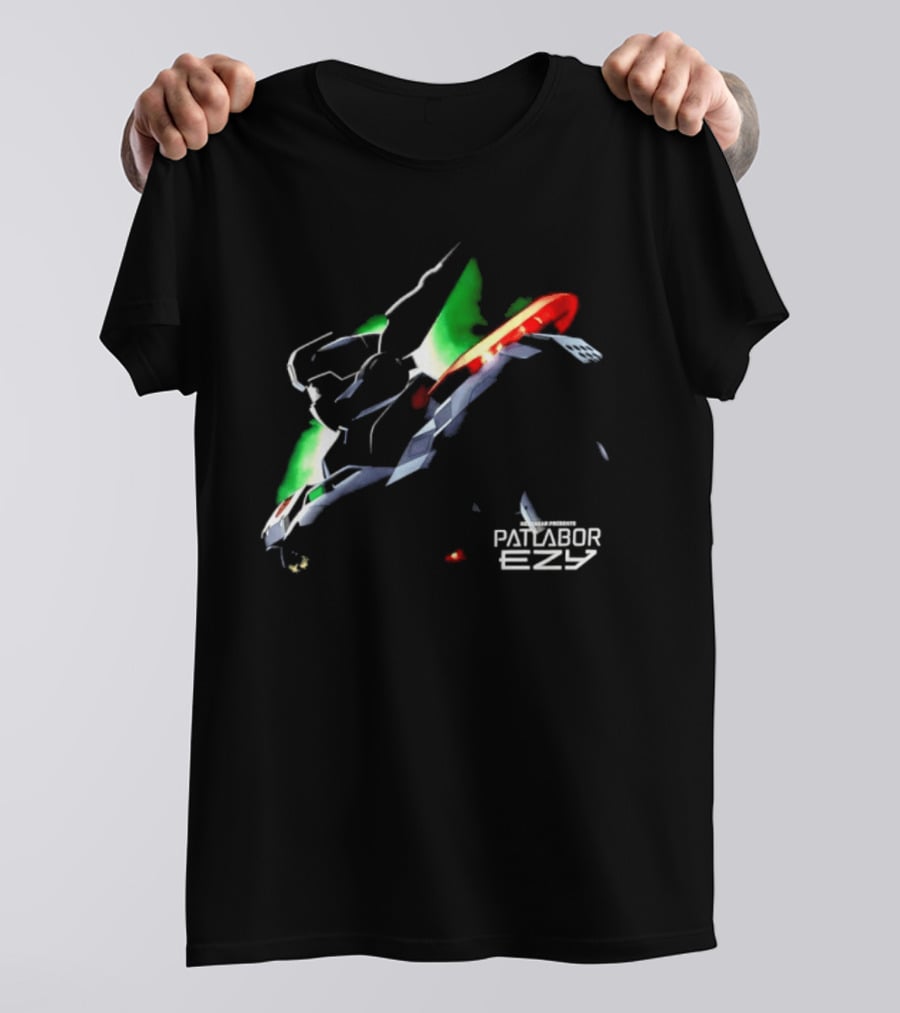Patlabor EZY Mecha Anime Robot Headgear Dynamic T-Shirt
