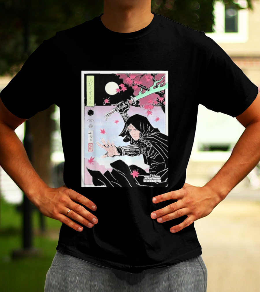 Star Wars Celebration Japan 2025 Luke Skywalker Samurai Art Final Reveal T-Shirt