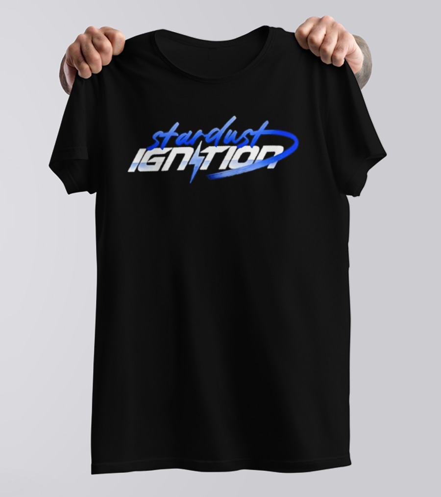 Stardust Ignition Blue Lightning T-Shirt