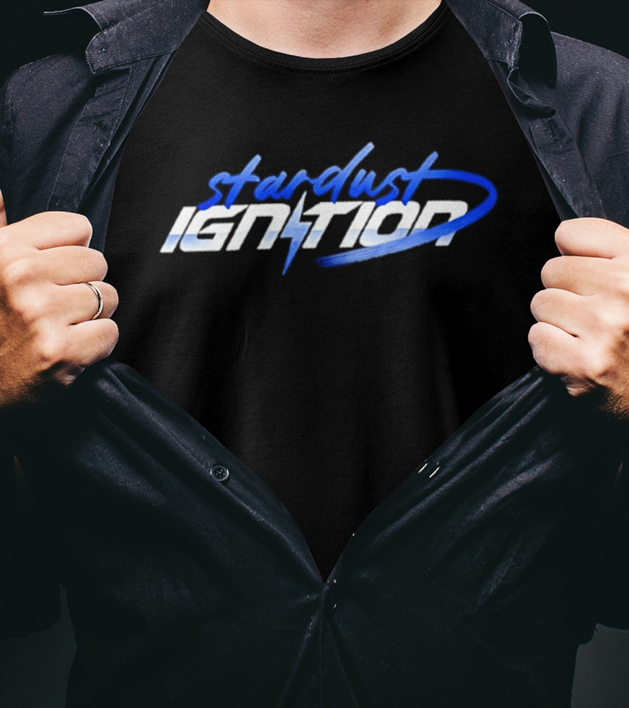 Stardust Ignition Blue Lightning T-Shirt