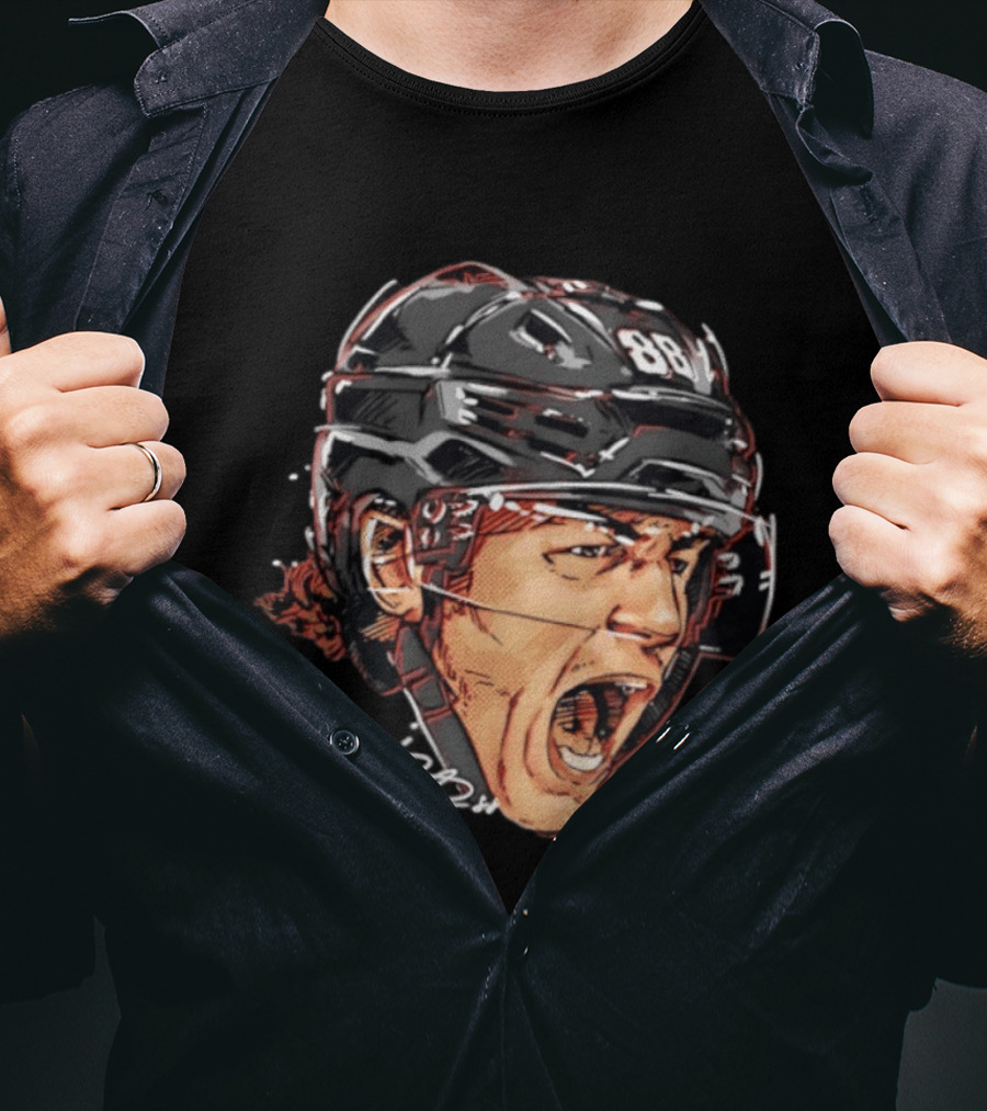 Patrick Kane Chicago Blackhawks NHL Hockey 88 Fierce Expression T-Shirt