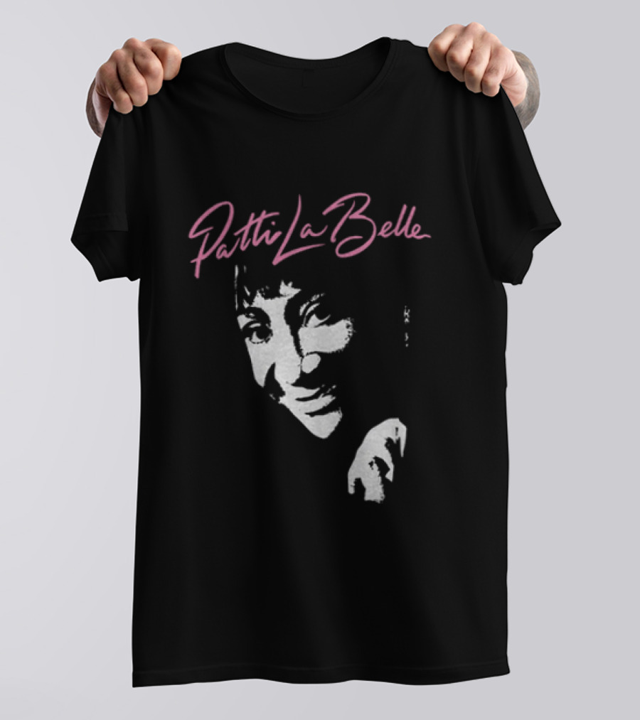 Patti LaBelle Signature Pink Name White Face T-Shirt