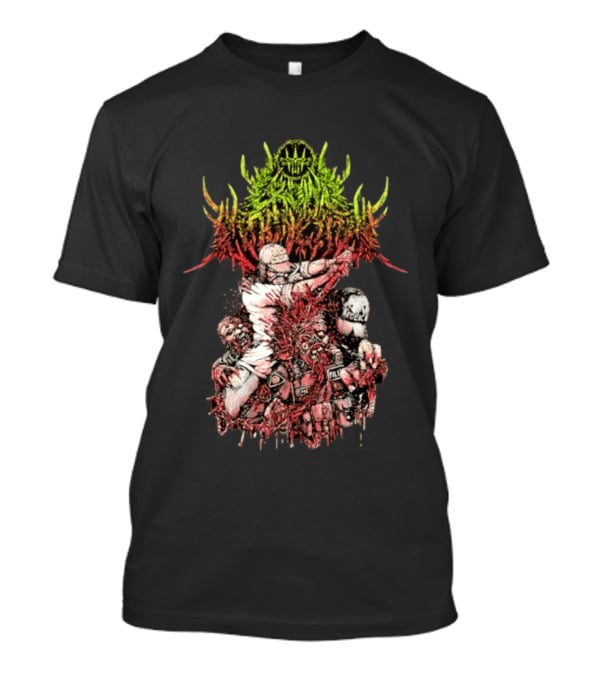 Police Brutality Zombie Death Metal Gore T-Shirt