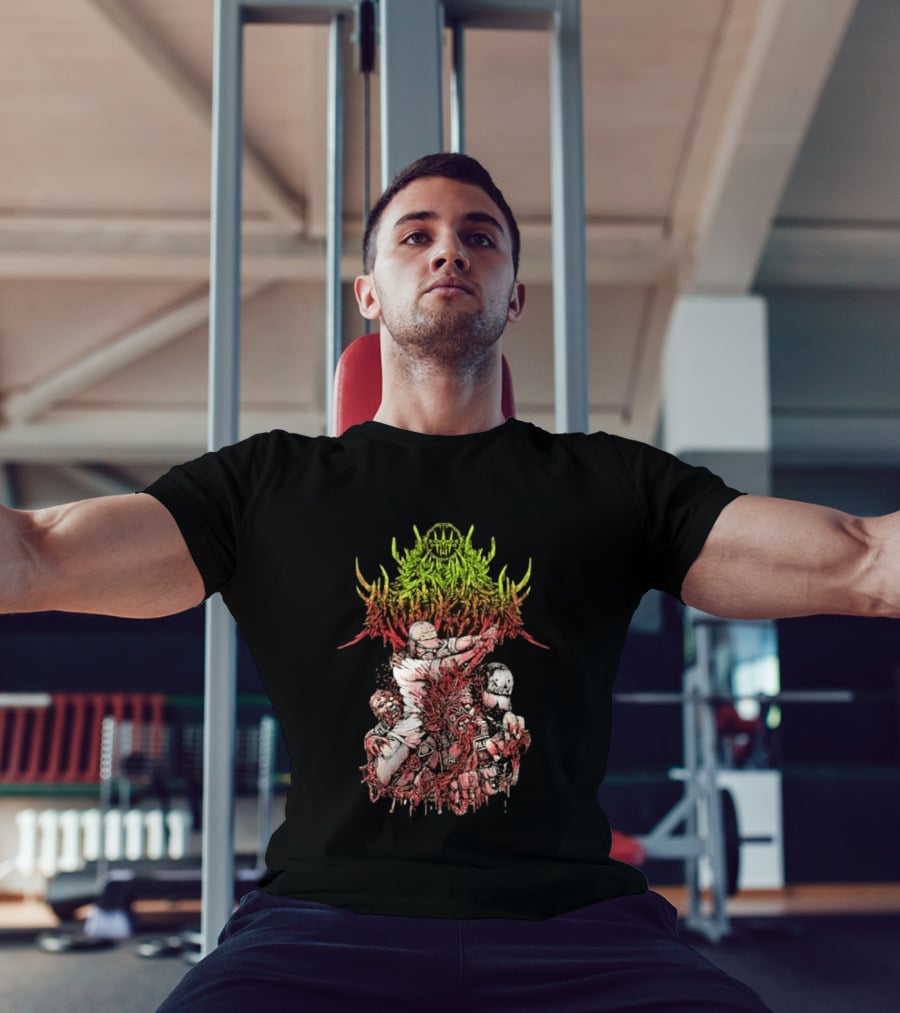 Police Brutality Zombie Death Metal Gore T-Shirt