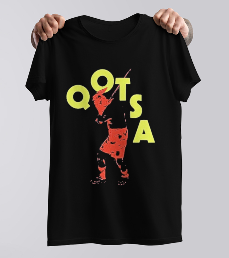 Queens Of The Stone Age QOTSA Executioner Bold Red Yellow T-Shirt